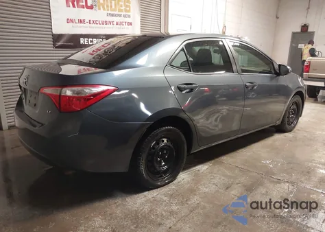 2014 Toyota Corolla Le из США, поврежденный, VIN 2T1BURHE9EC091073